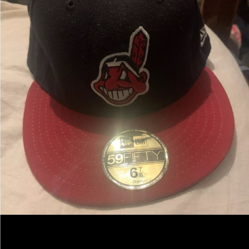 Cleveland Indians CLE MLB Authentic New Era 59FIFTY Fitted Cap - 5950 Hat